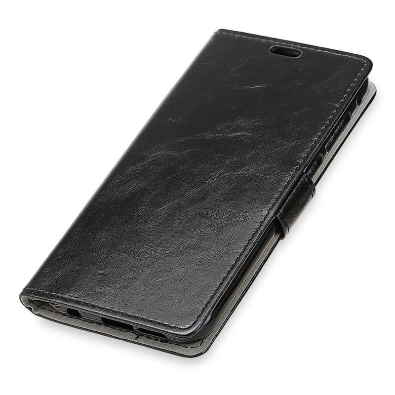 δερματινη Κάλυμμα Huawei P30 Μαύρο Ρετρό Ψεύτικο Δέρμα