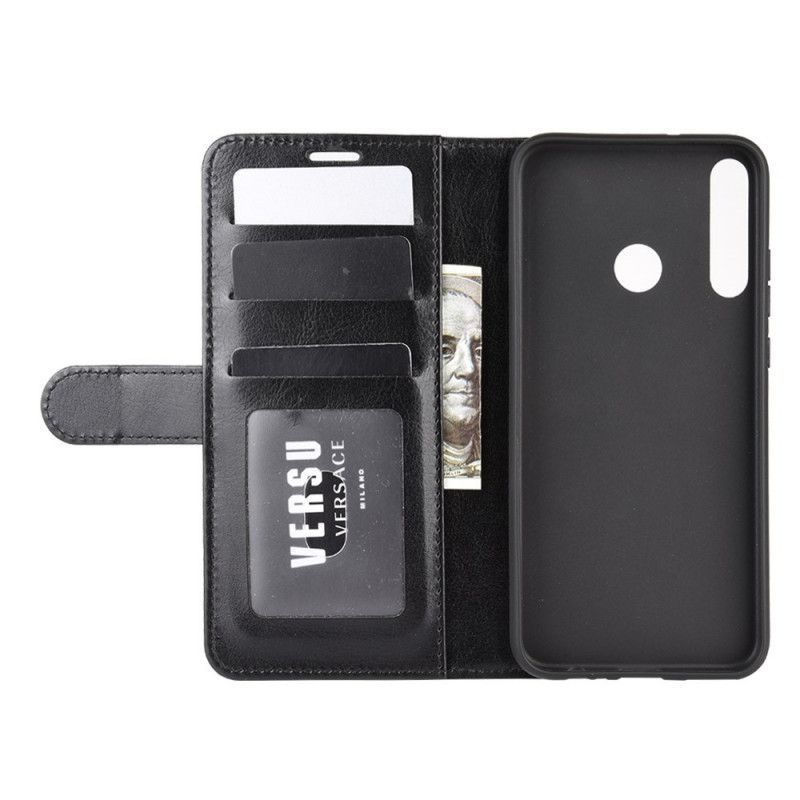 δερματινη Κάλυμμα Huawei P40 Lite E / Y7p Καφέ Λεπτό Δερμάτινο Εφέ Πρωτότυπος