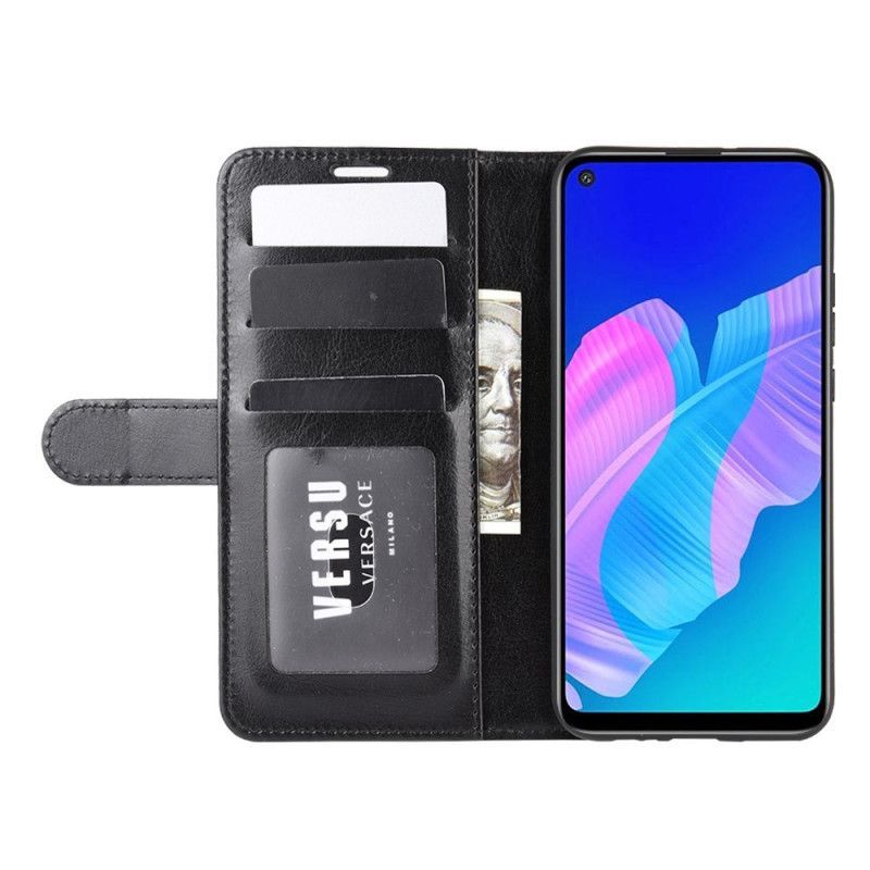 δερματινη Κάλυμμα Huawei P40 Lite E / Y7p Καφέ Λεπτό Δερμάτινο Εφέ Πρωτότυπος