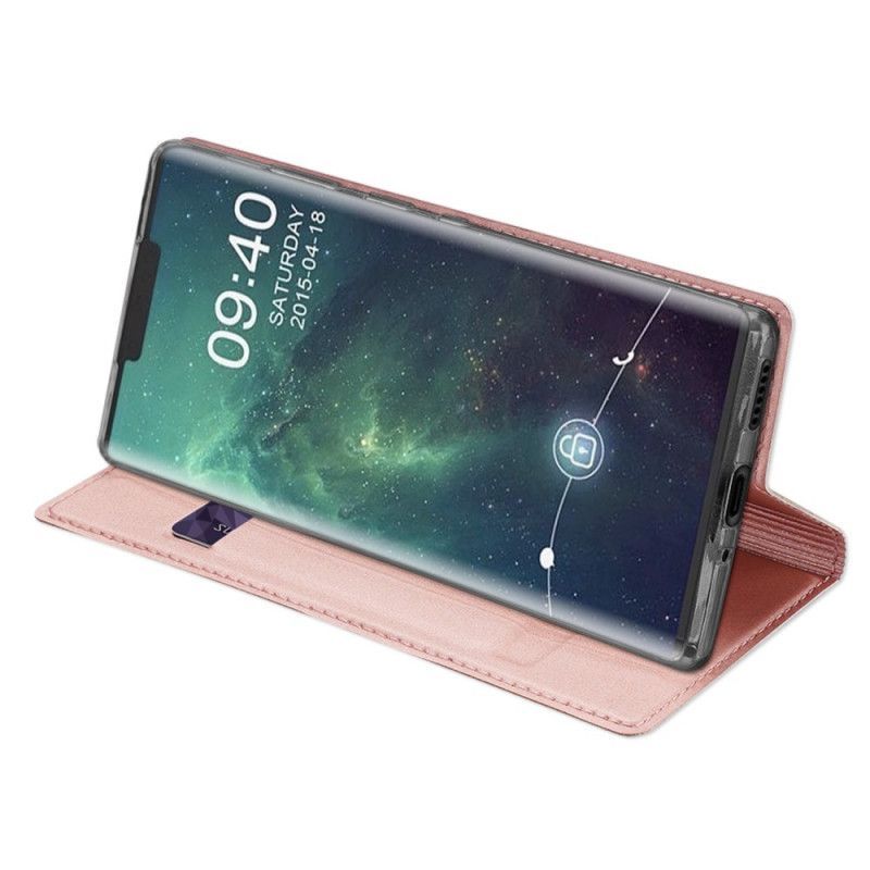 δερματινη θηκη Huawei Mate 30 Pro Μαύρο Skin Pro Σειρά Dux Ducis