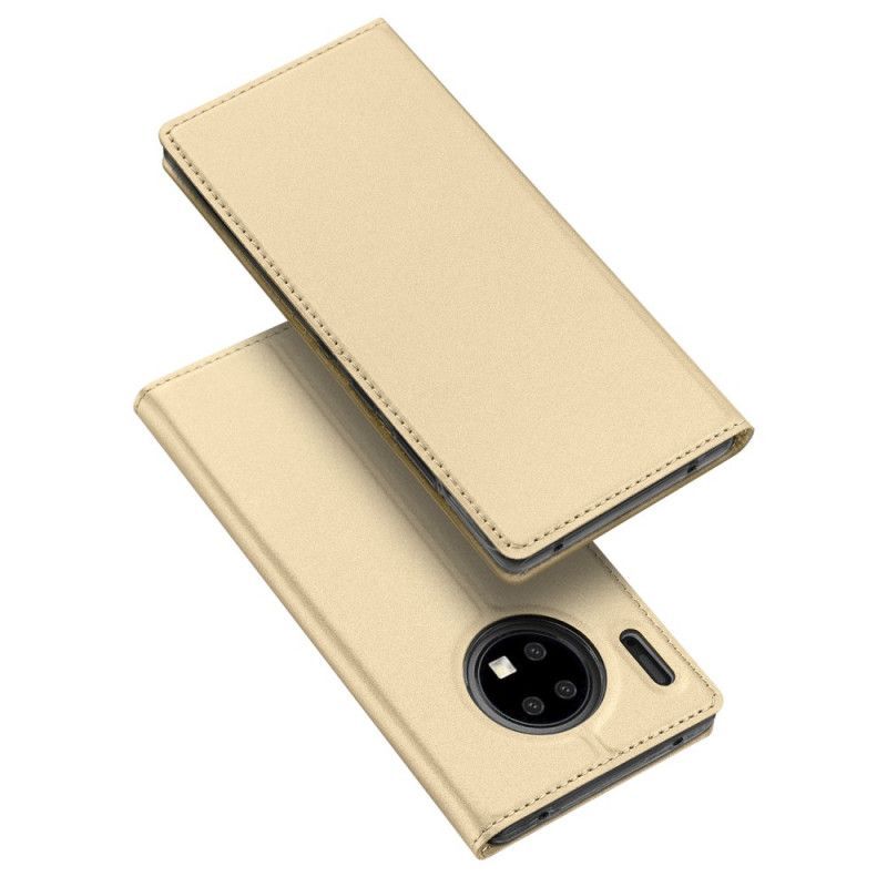 δερματινη θηκη Huawei Mate 30 Pro Μαύρο Skin Pro Σειρά Dux Ducis