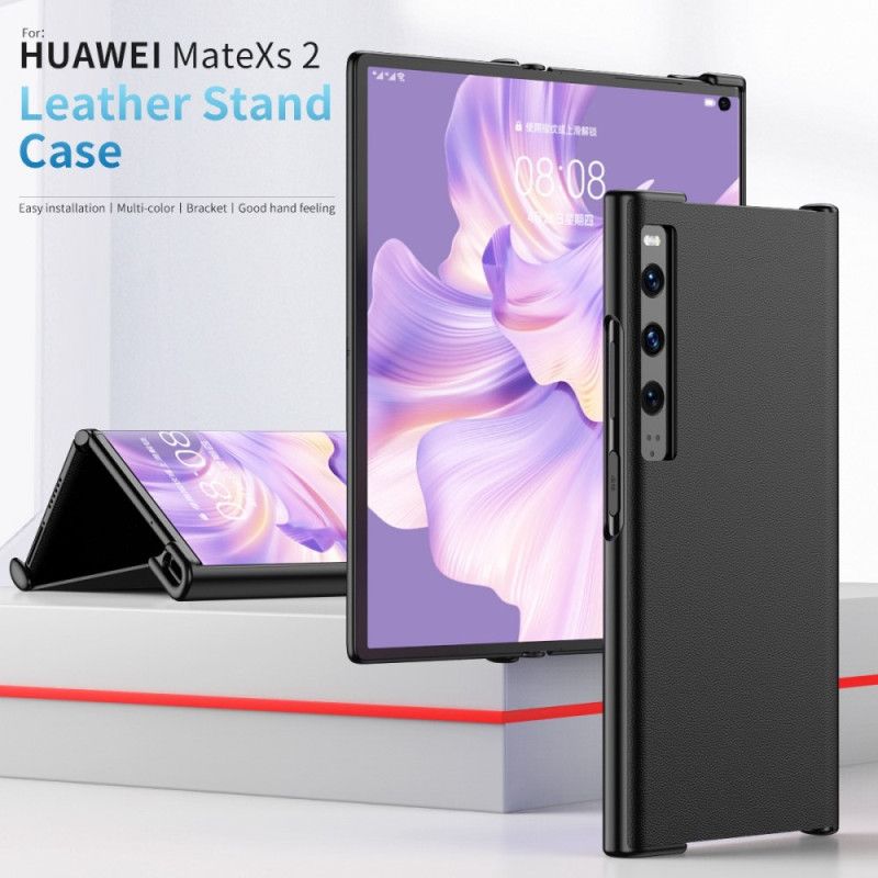 Δερματινη Θηκη Huawei Mate XS 2 Δερμάτινο Στυλ Σιλικόνης