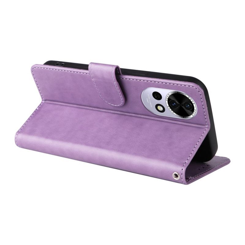 Δερματινη Θηκη Huawei Nova 13 Λουλουδάτο Μοτίβο