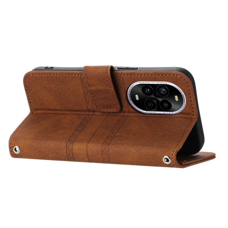 Δερματινη Θηκη Huawei Nova 13 Pro Διπλό Frieze Σιλικόνης