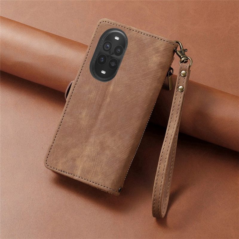 Δερματινη Θηκη Huawei Nova 13 Pro Πορτοφόλι Φερμουάρ