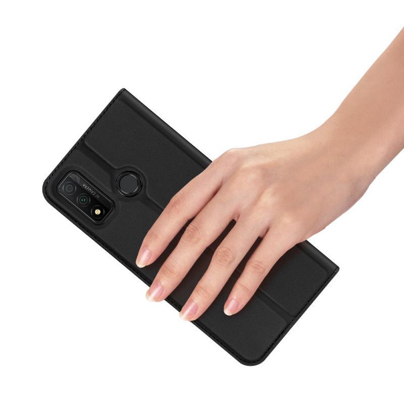 δερματινη θηκη Huawei P Smart 2020 Μαύρο Skin Pro Dux Ducis