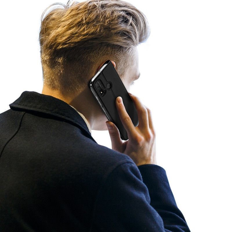 δερματινη θηκη Huawei P Smart 2020 Μαύρο Skin Pro Dux Ducis