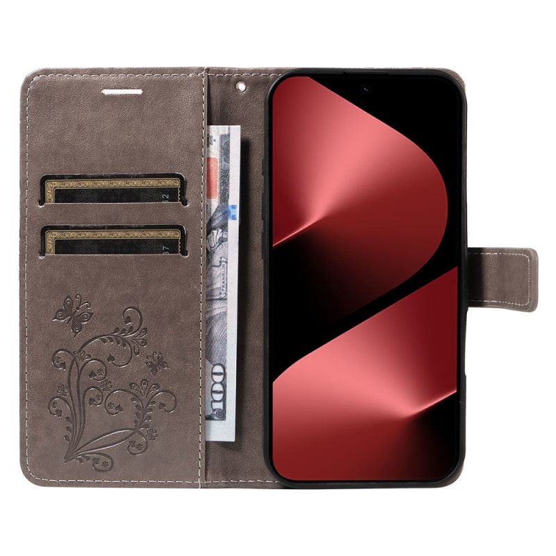 Δερματινη Θηκη Huawei Pura 80 Pro Γιγάντιες Πεταλούδες