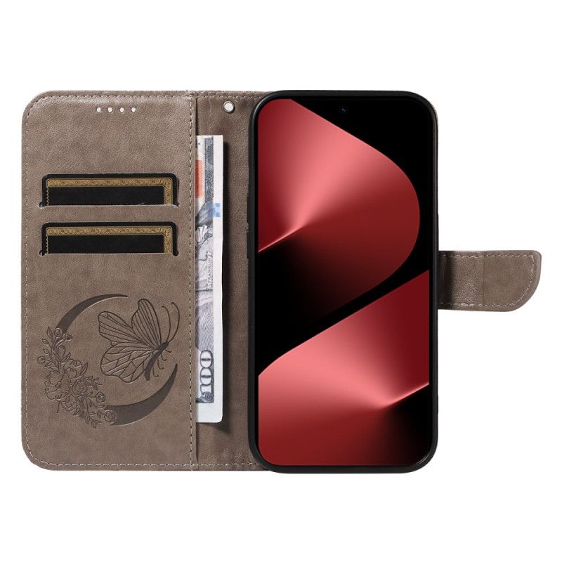 Δερματινη Θηκη Huawei Pura 80 Pro Γραφική Πεταλούδα