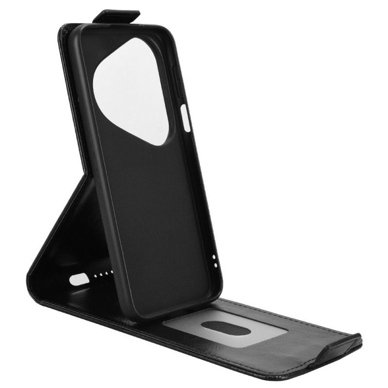 Δερματινη Θηκη Huawei Pura 80 Pro Σχεδιασμός Με Κάθετο Πτερύγιο