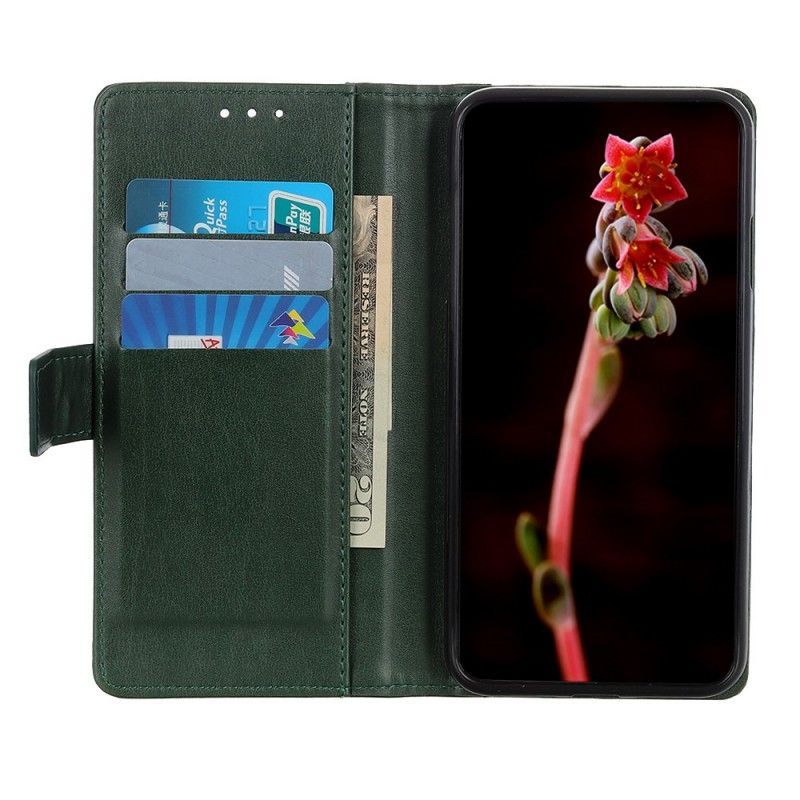 δερματινη θηκη Huawei Y6 2019 Μαύρο Παραδοσιακό Δερμάτινο Εφέ