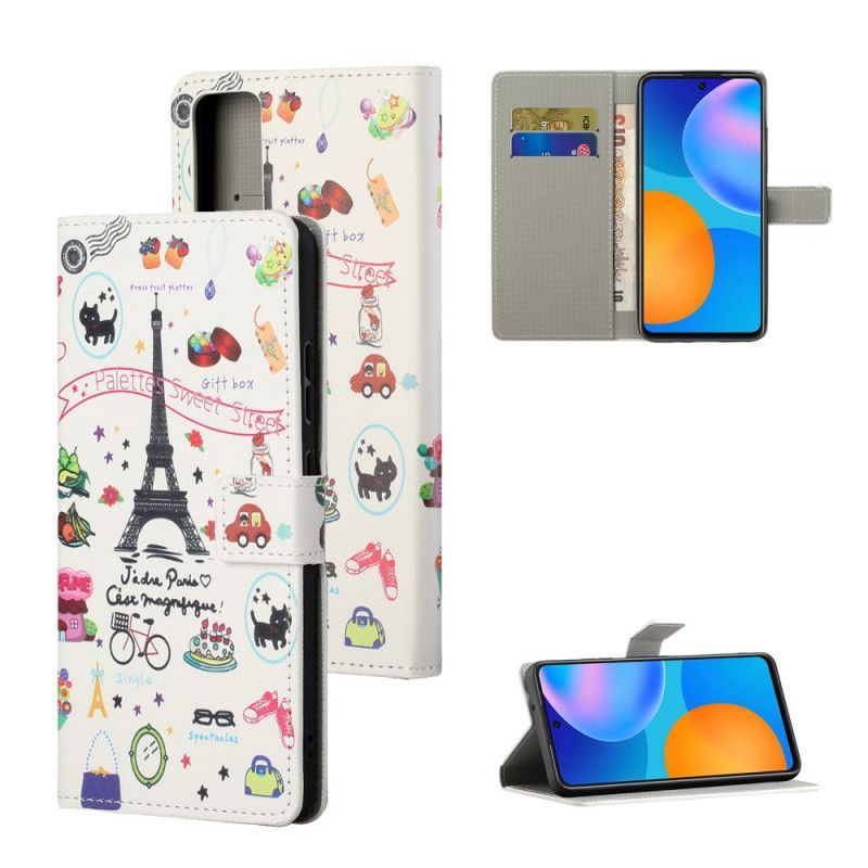 Κάλυμμα Folio Huawei P Smart 2021 Θήκες Κινητών Λατρεύω Το Παρίσι