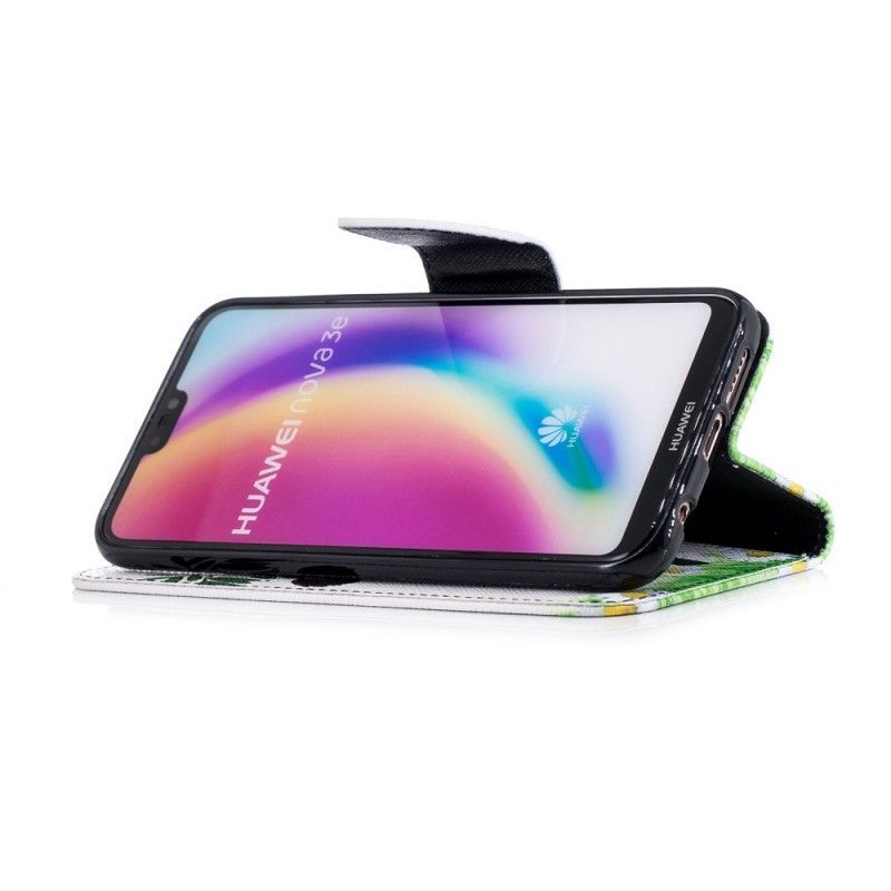 Κάλυμμα Folio Huawei P20 Lite Panda Σε Μπαμπού