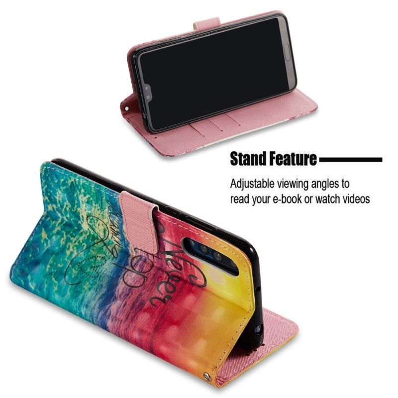 Κάλυμμα Folio Huawei P20 Pro Θήκες Κινητών Μην Σταματήσεις Ποτέ Να Ονειρεύεσαι 3D