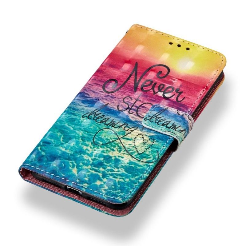 Κάλυμμα Folio Huawei P20 Pro Θήκες Κινητών Μην Σταματήσεις Ποτέ Να Ονειρεύεσαι 3D