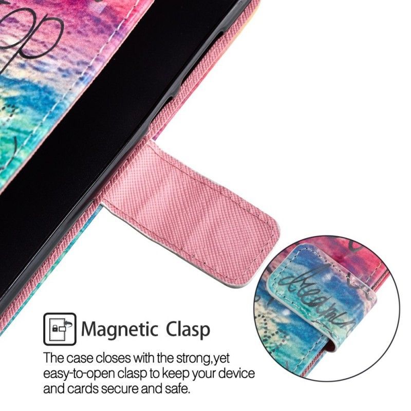 Κάλυμμα Folio Huawei P20 Pro Θήκες Κινητών Μην Σταματήσεις Ποτέ Να Ονειρεύεσαι 3D
