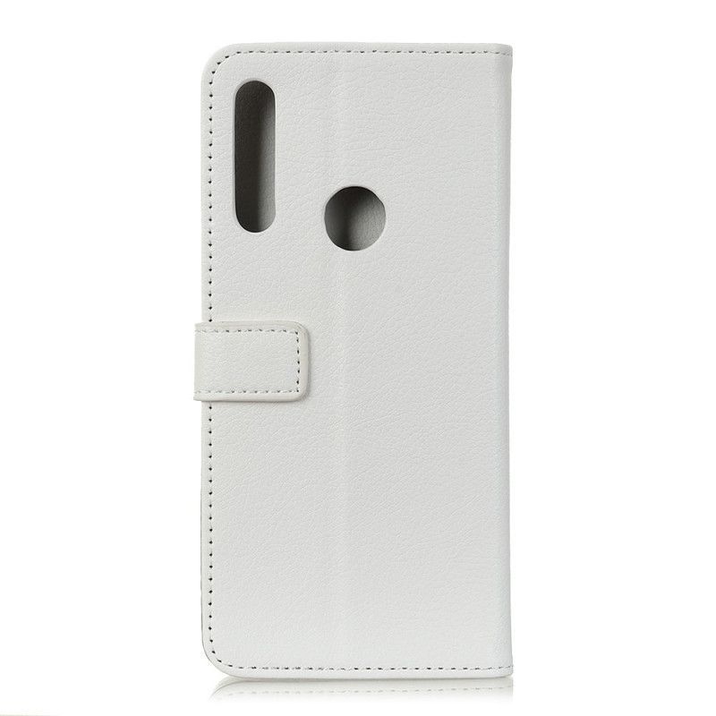 Κάλυμμα Folio Huawei P40 Lite E / Y7p Ματζέντα Ρετρό Λίτσι