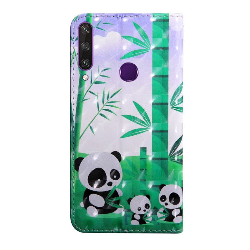 Κάλυμμα Folio Huawei Y6p Θήκες Κινητών Οικογένεια Panda