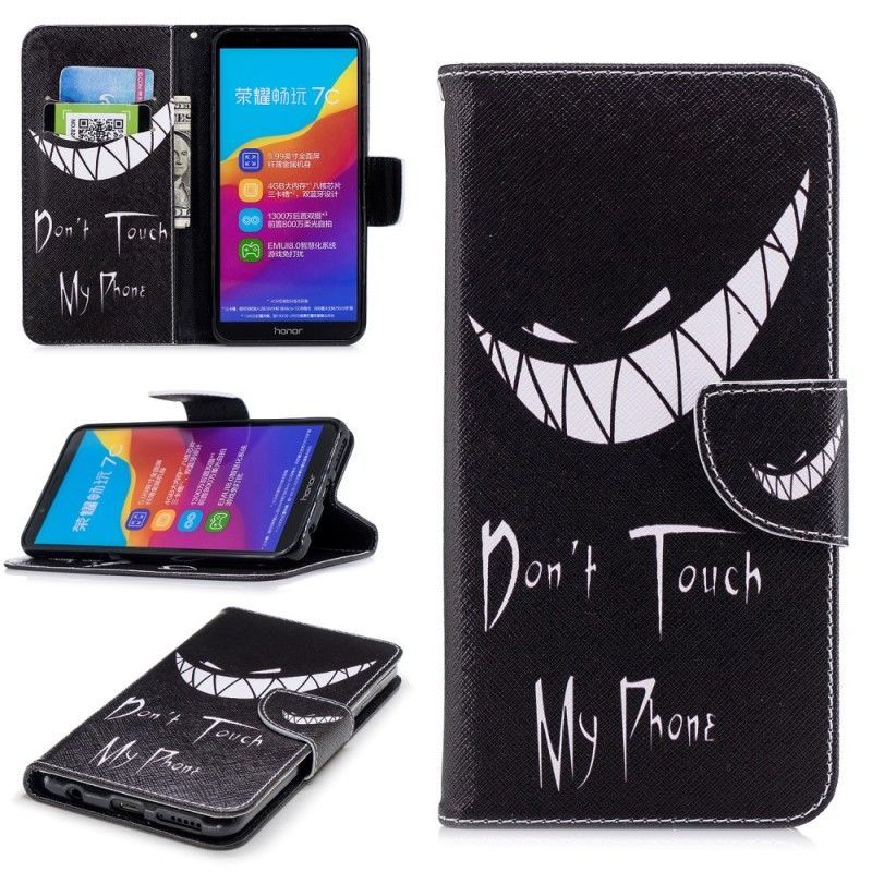 Κάλυμμα Folio Huawei Y7 2018 Θήκες Κινητών / Honor 7C Devil Phone