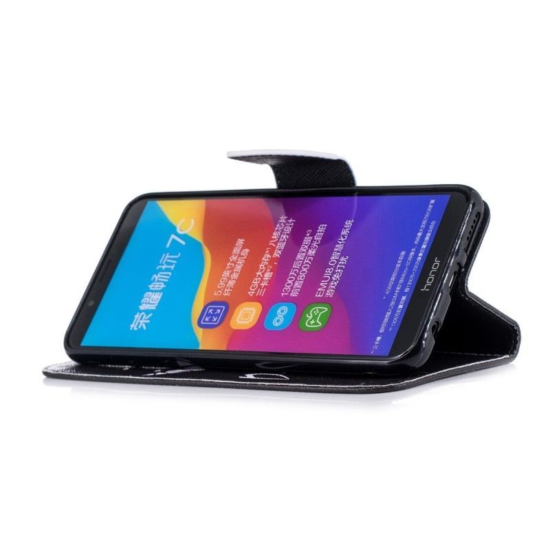Κάλυμμα Folio Huawei Y7 2018 Θήκες Κινητών / Honor 7C Devil Phone