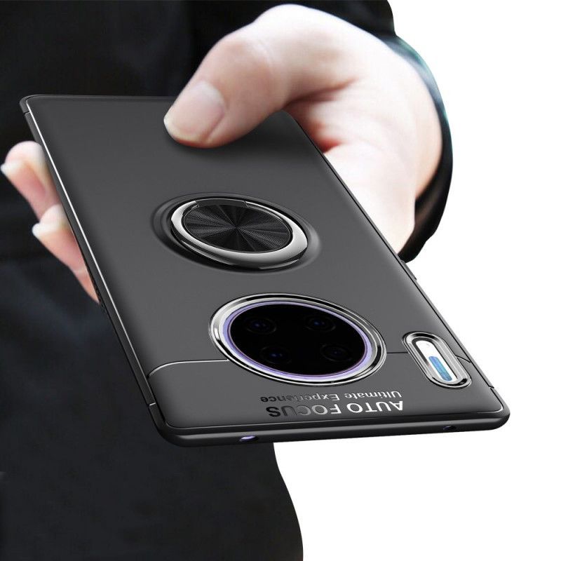 Κάλυμμα Για Huawei Mate 30 Pro Μαύρο Περιστρεφόμενος Δακτύλιος