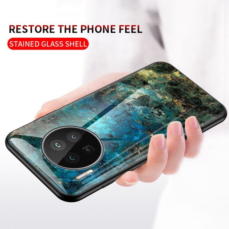 Κάλυμμα Huawei Mate 40 Pro Μαύρο Premium Χρώματα Tempered Glass