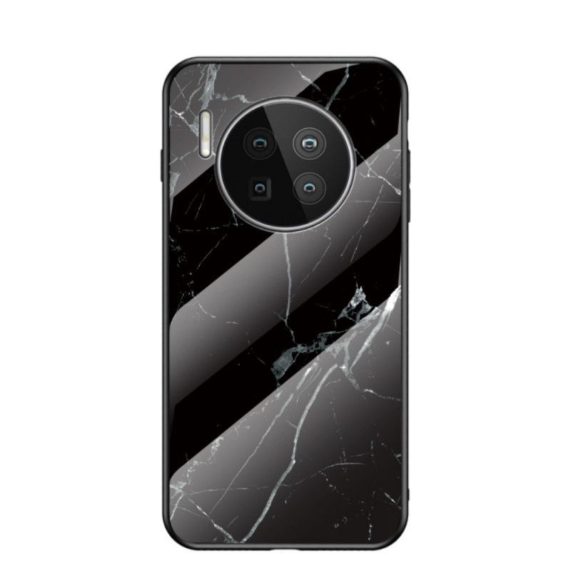 Κάλυμμα Huawei Mate 40 Pro Μαύρο Premium Χρώματα Tempered Glass