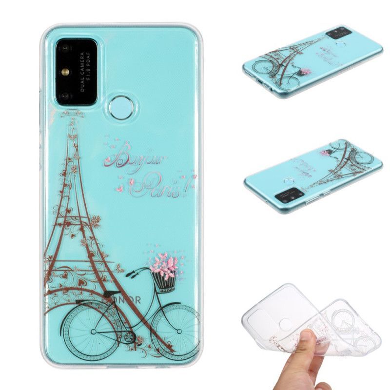 Κάλυμμα Huawei P Smart 2020 Διάφανο Γεια Σου Παρίσι Πρωτότυπος