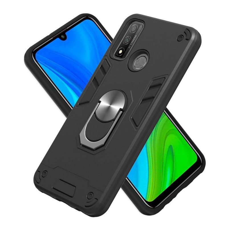 Κάλυμμα Huawei P Smart 2020 Μαύρο Αποσπώμενος Δακτύλιος