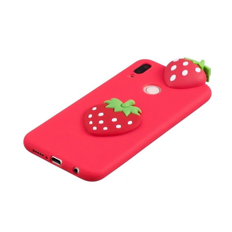 Κάλυμμα Huawei P20 Lite 3D Φράουλα