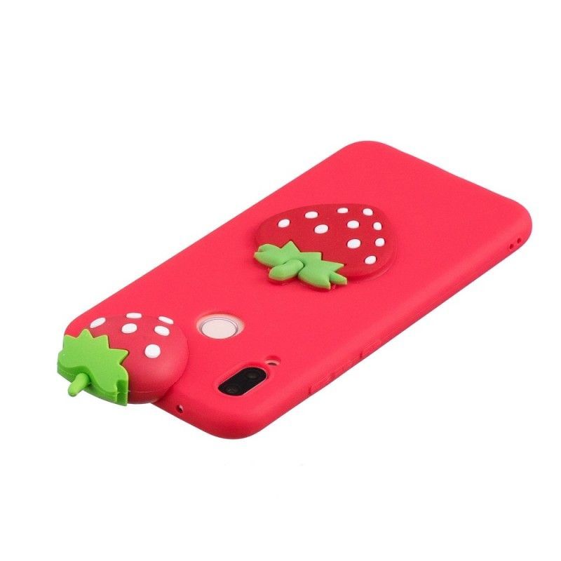 Κάλυμμα Huawei P20 Lite 3D Φράουλα