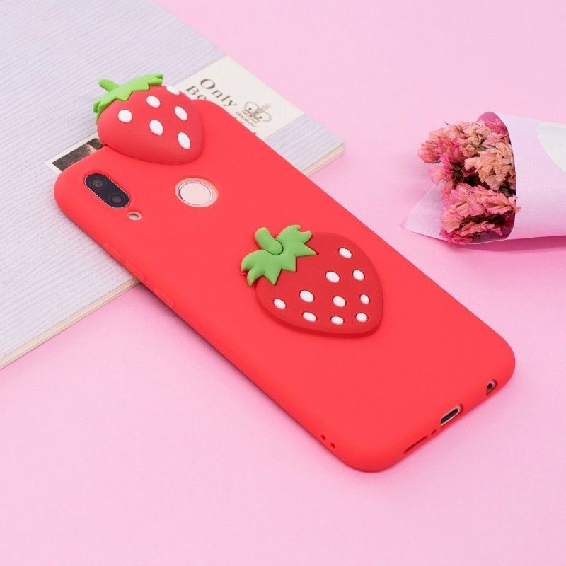 Κάλυμμα Huawei P20 Lite 3D Φράουλα