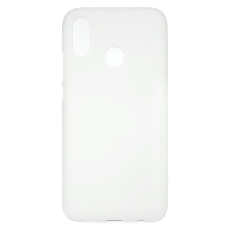 Κάλυμμα Huawei P20 Lite Λευκό Άκαμπτο Ματ σιλικόνης