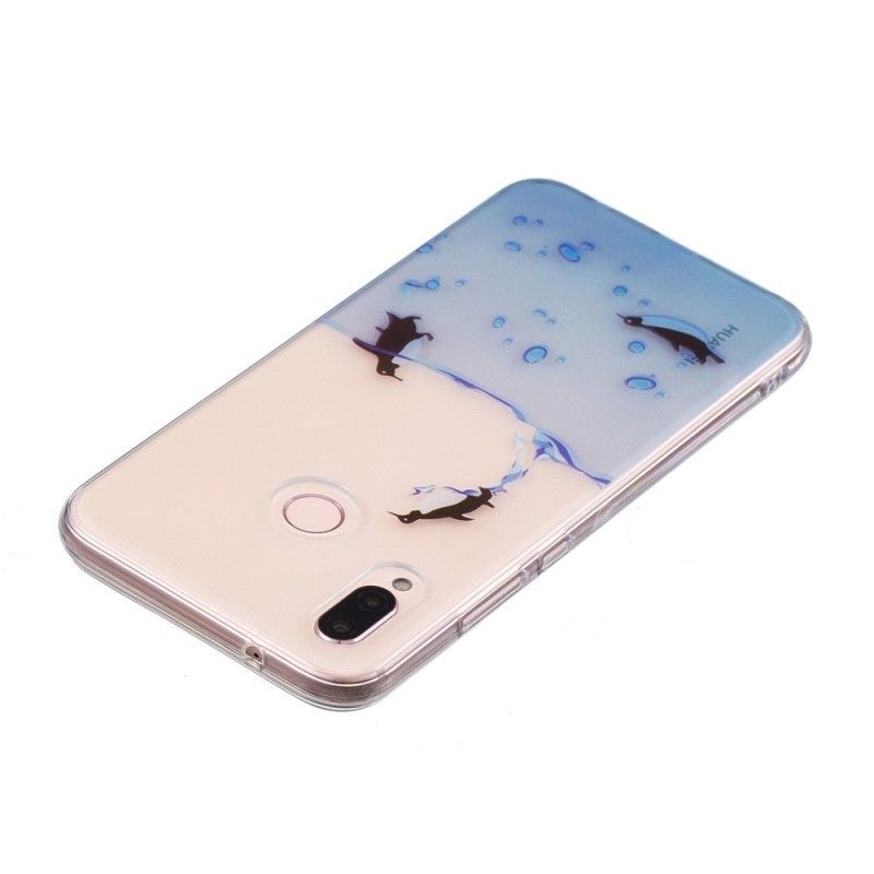 Κάλυμμα Huawei P20 Lite Σετ Πιγκουίνου Χωρίς Ραφή σιλικόνης