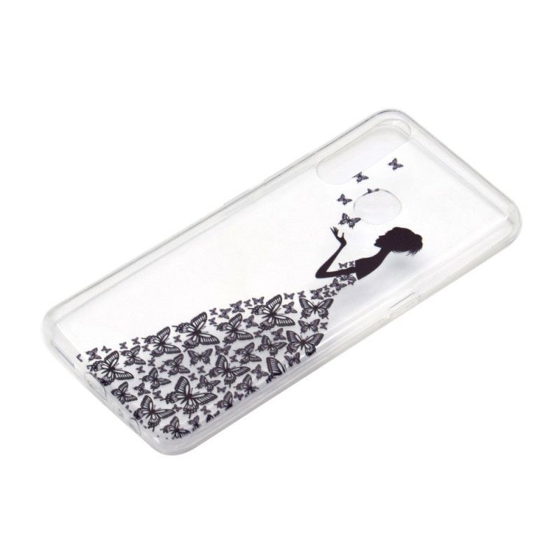 Κάλυμμα Huawei P40 Lite E / Y7p Διάφανο Φόρεμα Πεταλούδας σιλικόνης