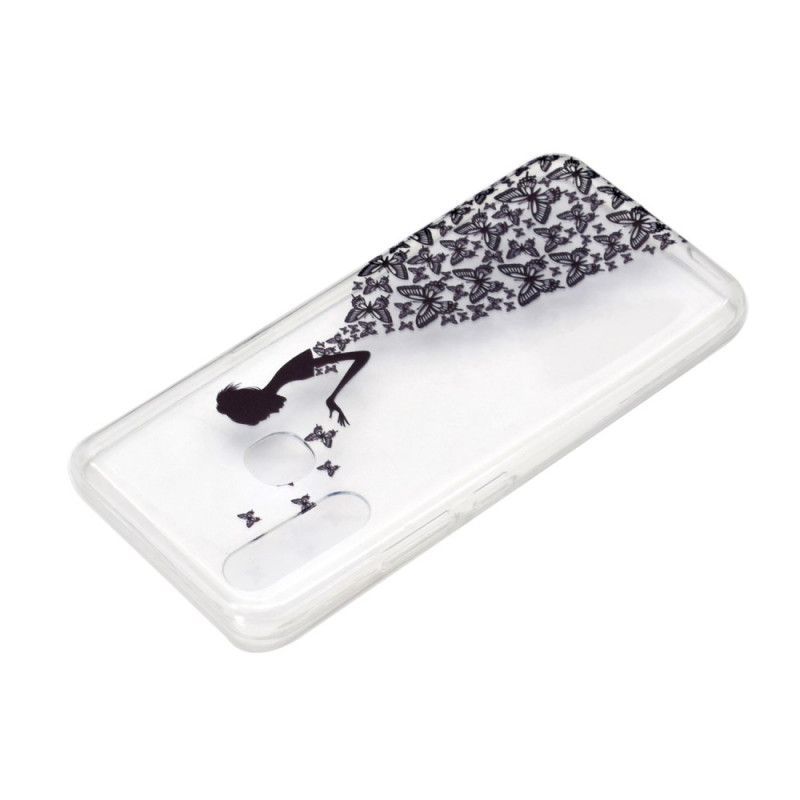 Κάλυμμα Huawei P40 Lite E / Y7p Διάφανο Φόρεμα Πεταλούδας σιλικόνης