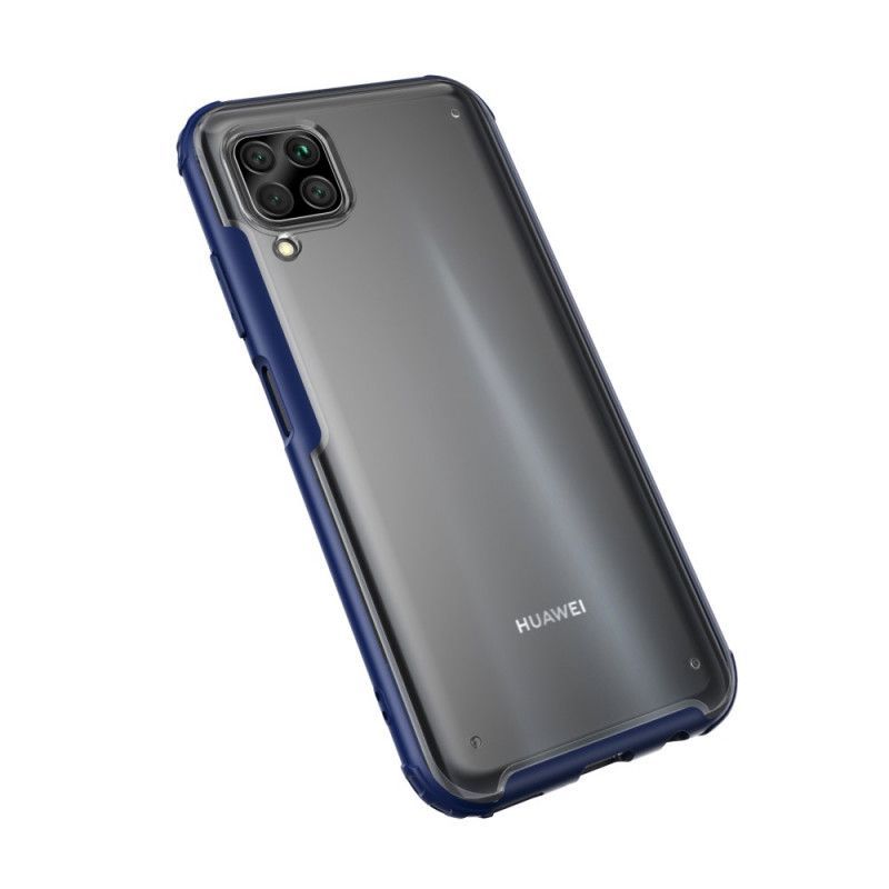Κάλυμμα Huawei P40 Lite Μαύρο Υβριδικό Σχέδιο Με Άκρα Σιλικόνης
