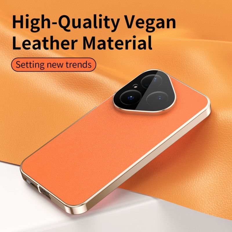 Κάλυμμα Huawei Pura 80 Δερμάτινη Σχεδίαση Και Προστατευτικό Οθόνης Από Σκληρυμένο Γυαλί