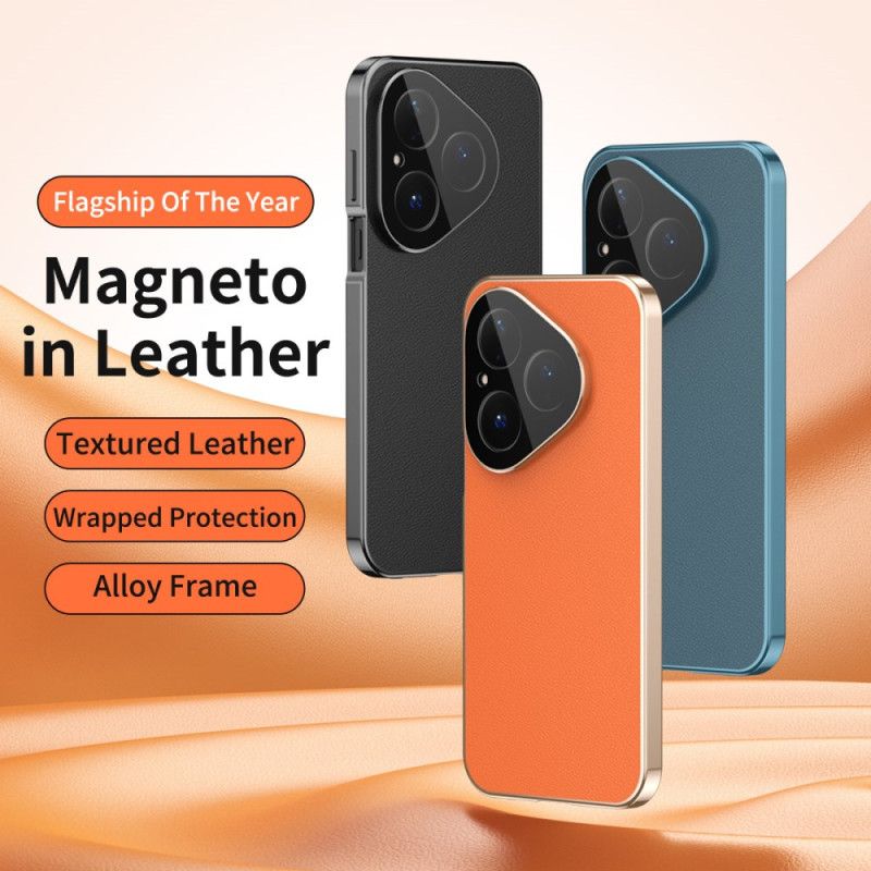 Κάλυμμα Huawei Pura 80 Δερμάτινη Σχεδίαση Και Προστατευτικό Οθόνης Από Σκληρυμένο Γυαλί