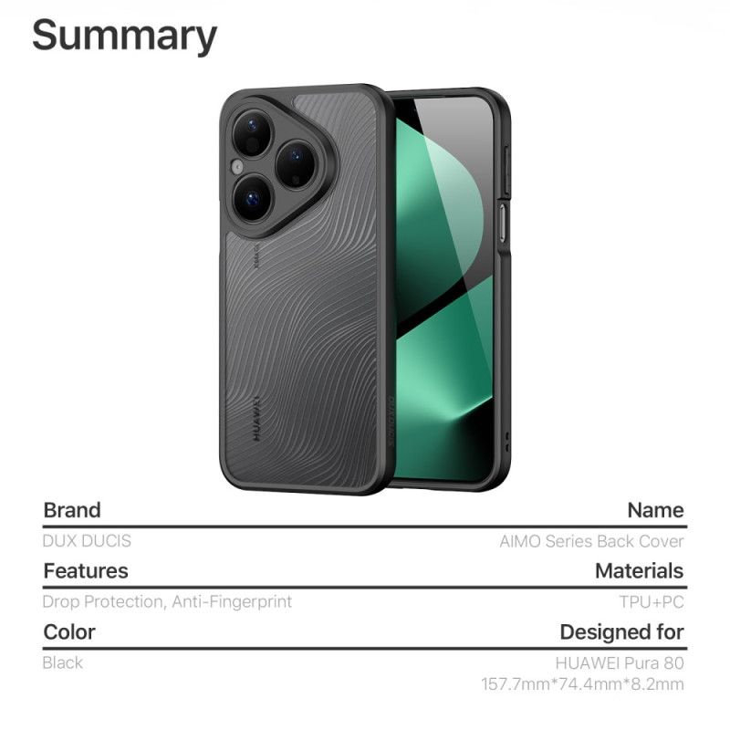 Κάλυμμα Huawei Pura 80 Σειρά Aimo Dux Ducis