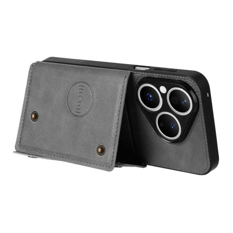 Κάλυμμα Huawei Pura 80 Θήκες Κινητών Θήκη Για Κάρτες Με Εφέ Δέρματος