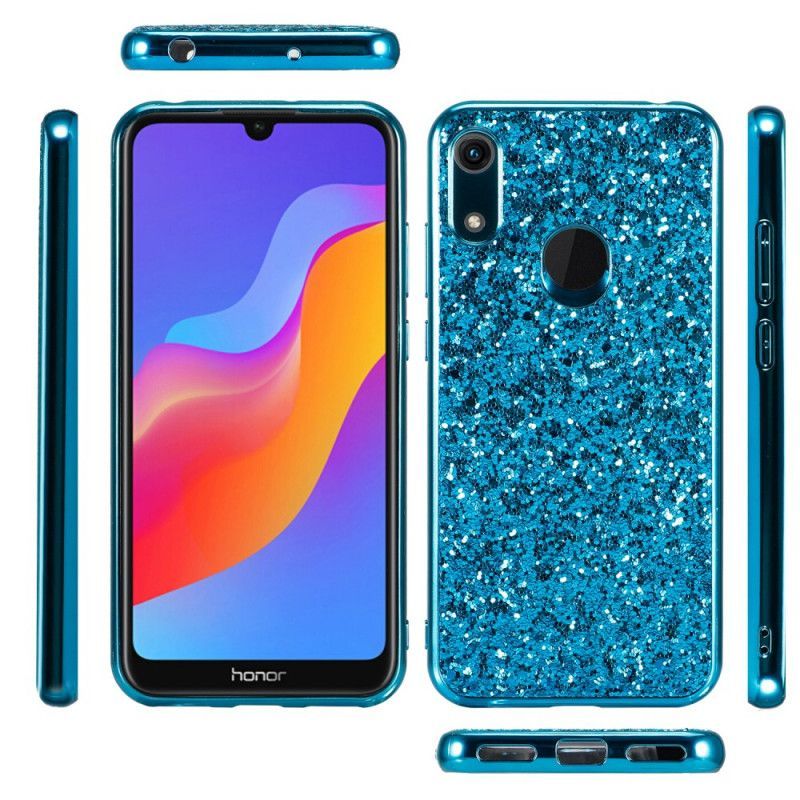Κάλυμμα Huawei Y6 2019 Κόκκινο Γκλίτερ Υψηλής Ποιότητας σιλικόνης