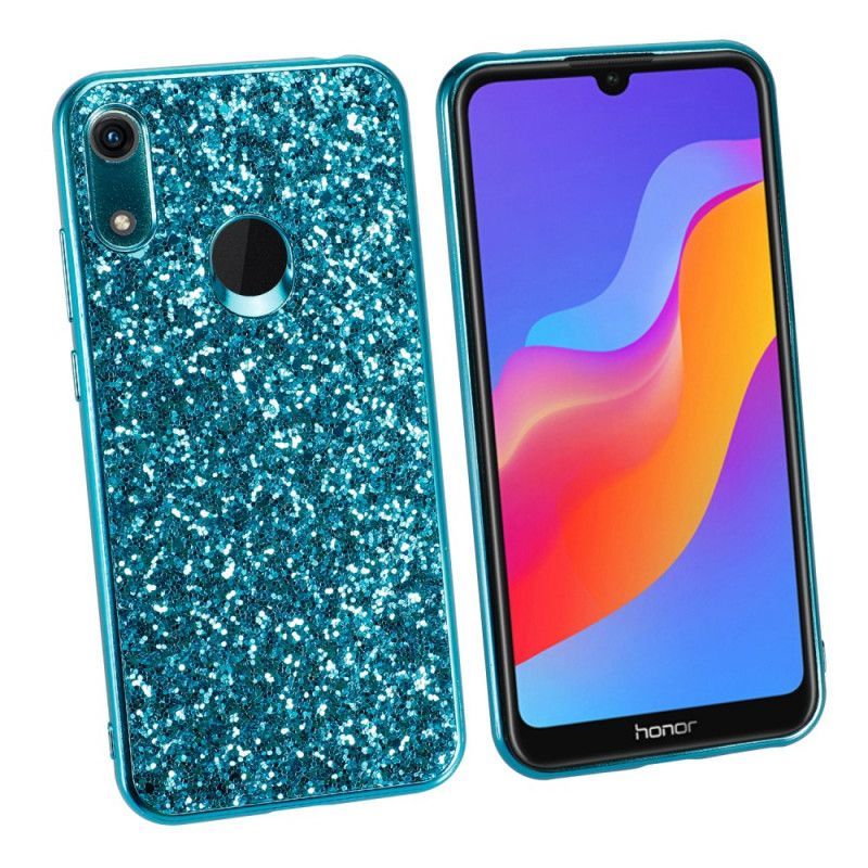 Κάλυμμα Huawei Y6 2019 Κόκκινο Γκλίτερ Υψηλής Ποιότητας σιλικόνης