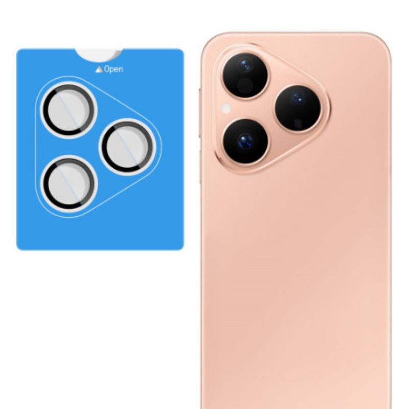 Προστατευτικό Φακού Από Σκληρυμένο Γυαλί Για Huawei Pura 80 Πλαίσιο Αυτόματης Τοποθέτησης (μαύροι Κύκλοι)