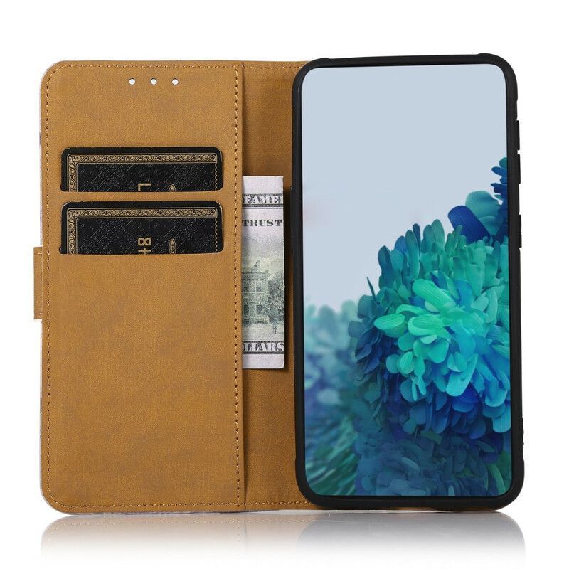 δερματινη Κάλυμμα OnePlus Nord 2 5G Άγρια Τίγρη Πρωτότυπος