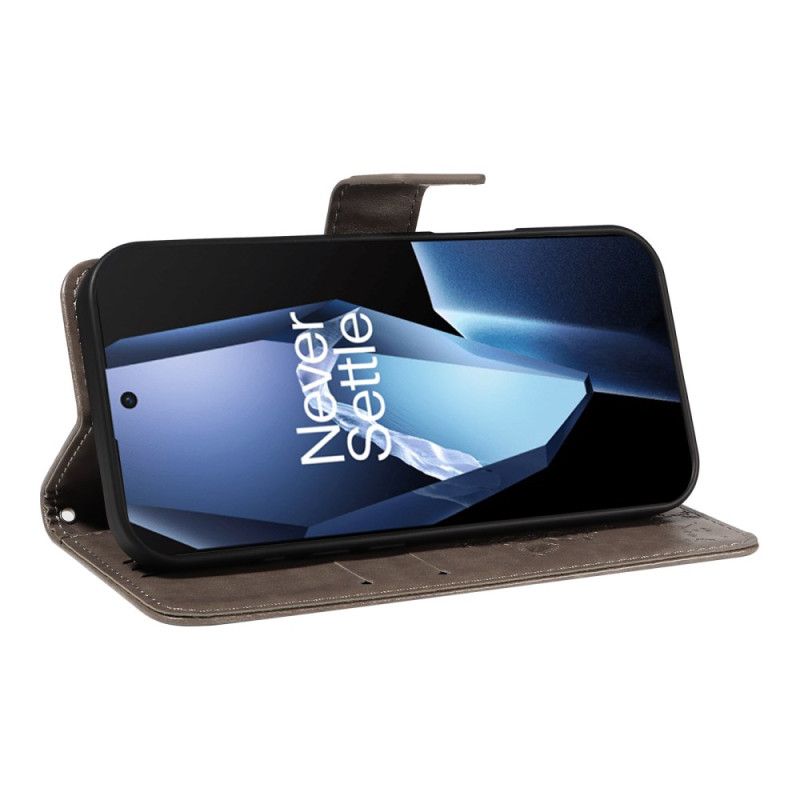 Δερματινη Θηκη Oneplus 13r Δέντρο Και Γάτα