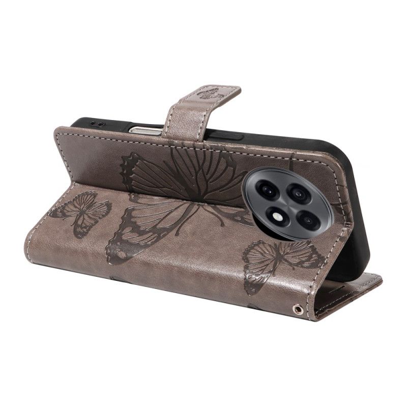 Δερματινη Θηκη Oneplus 13r Γιγάντιες Πεταλούδες Σιλικόνης