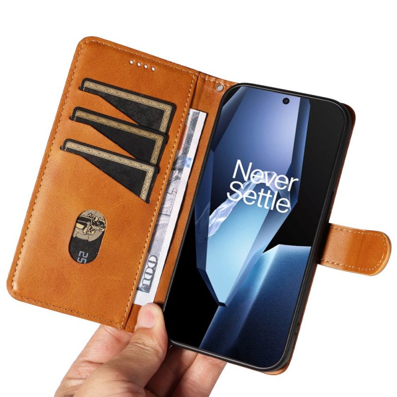 Δερματινη Θηκη Oneplus 13r Γραμμές