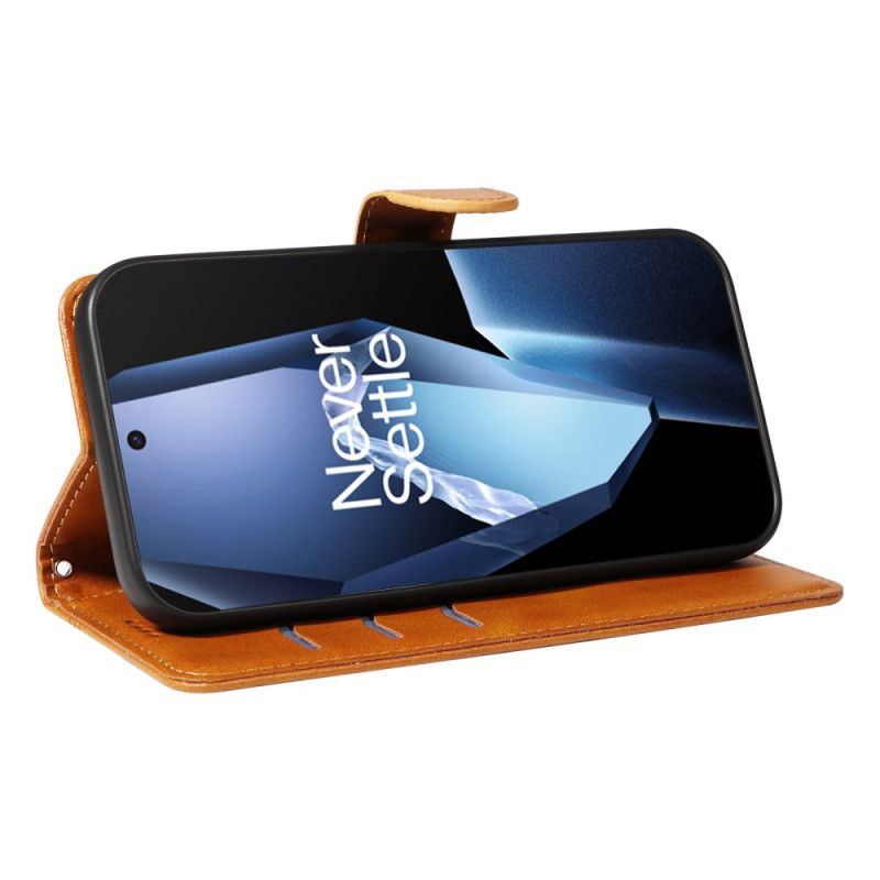 Δερματινη Θηκη Oneplus 13r Γραμμές