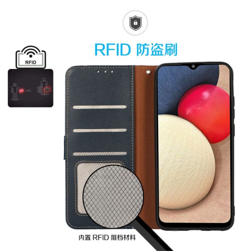 Δερματινη Θηκη Oneplus 13r Khazneh Δίχρωμη Προστασία Rfid